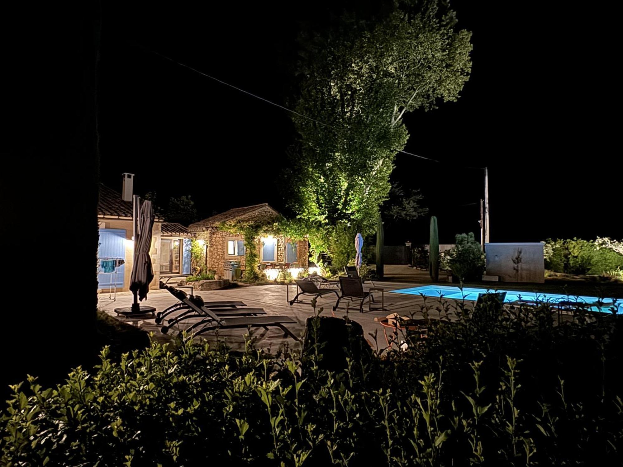 Provencal House With Heated Pool, View Of The Luberon In Robion - Accommodates 12 People. Exterior photo