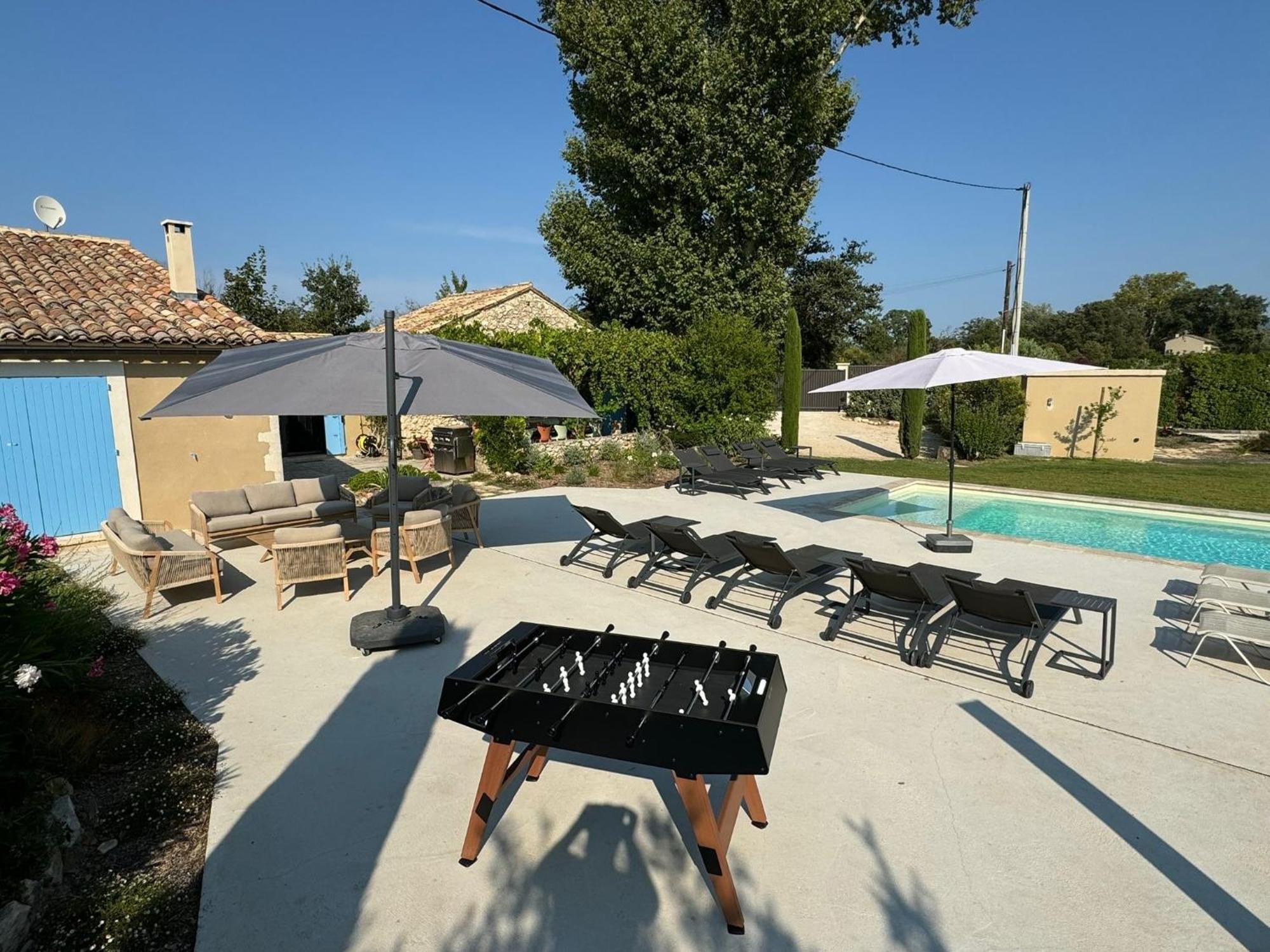 Provencal House With Heated Pool, View Of The Luberon In Robion - Accommodates 12 People. Exterior photo